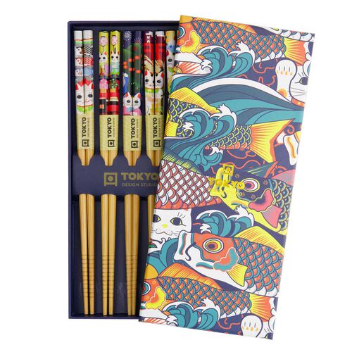 Tokyo Design Studio Chopstick Giftset 5pc Gift Boxed
